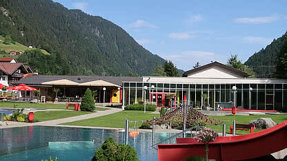 Aquapark on a family holiday in Montafon