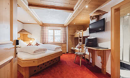 Vierbettzimmer im Hotel Vermala