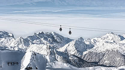 Panorama cable car in the Silvretta Montafon