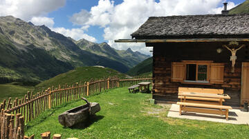 Mountain hut in the Montafon